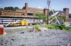 Site of Metro North Parking Garage